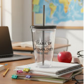 Tränen meiner Angestellten Funny Office Boss Mitar Acryltrinkbecher