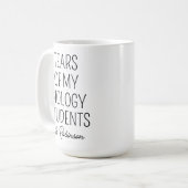 Tränen meiner Biologiestudenten, Lehrerbewertung Kaffeetasse (Vorderseite Links)