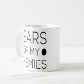 Tränen meiner Feinde Funny Coworker gift für Boss Kaffeetasse (Vorderseite Links)