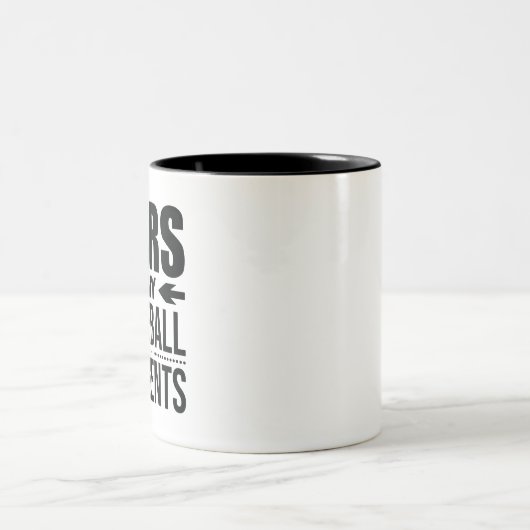 Tränen meiner Gegner aus dem Pickleball, Geschenk Zweifarbige Tasse (Mittel)