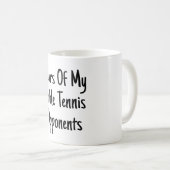 Tränen meiner Gegner - Funny Table Tennis Player Kaffeetasse (VorderseiteRechts)