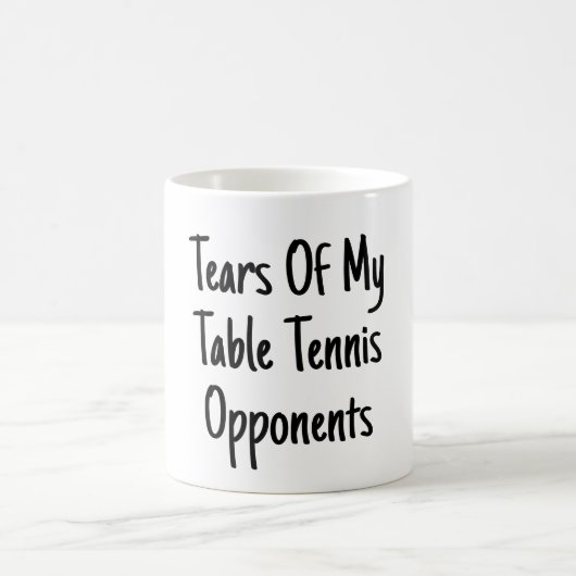 Tränen meiner Gegner - Funny Table Tennis Player Kaffeetasse (Mittel)