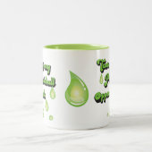 Tränen meiner Gegner im Pickleball Funny Teardrops Zweifarbige Tasse (Mittel)