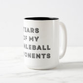 Tränen meiner Gegner im Pickleball Funny Zweifarbige Tasse (VorderseiteRechts)