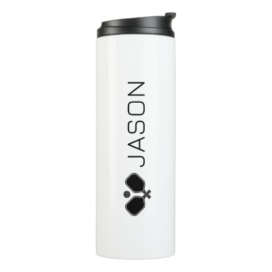 Tränen meiner Gegner im Pickleball Individuelle Na Thermosbecher (Nach links gedreht)