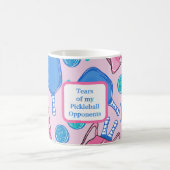 Tränen meiner Gegner im Pickleball Pink Kaffeetasse (Mittel)