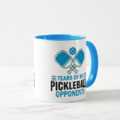 Tränen meiner Gegner im Pickleball Tasse (VorderseiteRechts)