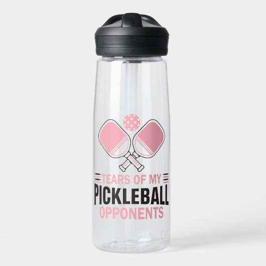 Tränen meiner Gegner im Pickleball Trinkflasche (Vorne)