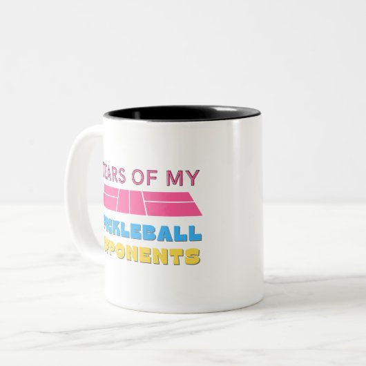 Tränen meiner Gegner im Wahlkampf Zweifarbige Tasse (Vorderseite Links)