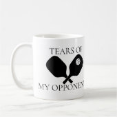 Tränen meiner Gegner Pickleball Kaffeetasse (Links)