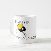 Tränen meiner Gegner Ping Pong Kaffeetasse (Vorderseite Links)
