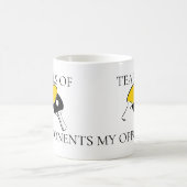 Tränen meiner Gegner Ping Pong Kaffeetasse (Mittel)