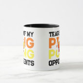 Tränen meiner Gegner Pong Pong Moderner Schwarzer  Tasse (Zentrum)