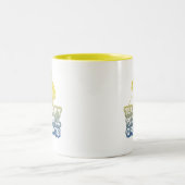 Tränen meiner Gegner von Pickleball Funny Typograf Zweifarbige Tasse (Mittel)