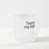 Tränen meiner Hasser Mattglastasse (VorderseiteRechts)