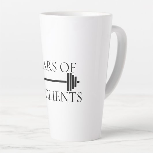 Tränen meiner Klienten Personal Trainer Barbell Milchtasse (Rechte Ecke)