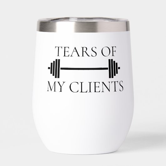 Tränen meiner Klienten Personal Trainer Funny (Rückseite)