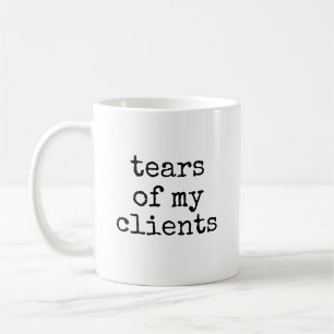 Tränen meiner Kunden Lustiger persönlicher Fitness Kaffeetasse