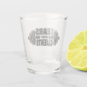 Tränen meiner Kunden Personal Trainer Geschenkstei Schnapsglas (Rückseite)