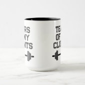 Tränen meiner Kunden persönliche Trainer Geschenke Tasse (Zentrum)