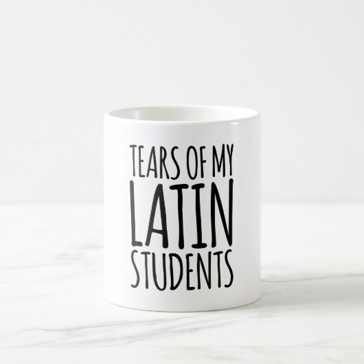 Tränen meiner Lateinschüler Kaffeetasse (Mittel)