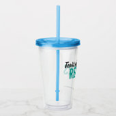 Tränen meiner Leser Cup mit Lid Acryltrinkbecher (Rechts)