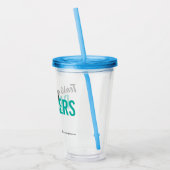 Tränen meiner Leser Cup mit Lid Acryltrinkbecher (Links)