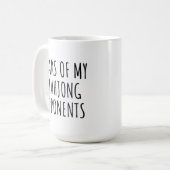 Tränen meiner Mahjong Gegner Funny Kaffeetasse (Vorderseite Links)