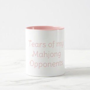 Tränen meiner Mahjong-Gegner lustig Tasse