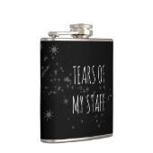 Tränen meiner Mitarbeiter Funny Boss Geschenkflasc Flachmann (Rechts)