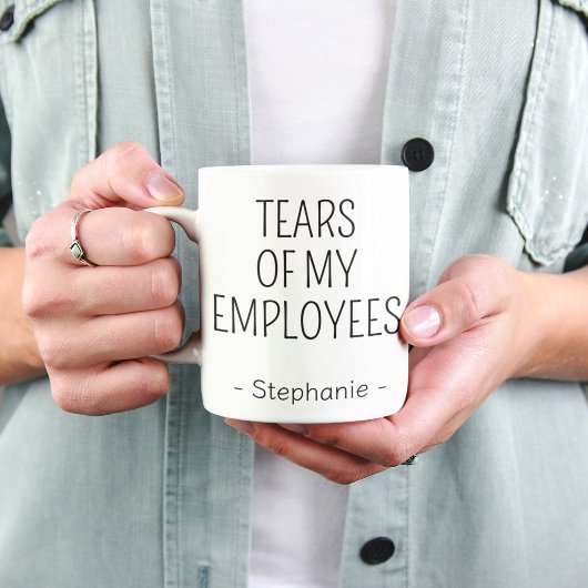Tränen meiner Mitarbeiter Lustiger Chef Manager Be Tasse