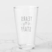 Tränen meiner Mitarbeiter Welten Bestes Boss je Ge Glas (Rückseite)