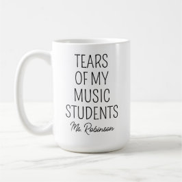 Tränen meiner Musikstudenten, Lehrerbewertung Kaffeetasse