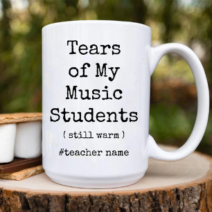 Tränen meiner Musikstudenten wärmen immer noch lus Zweifarbige Tasse