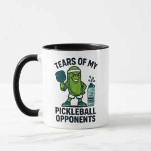 Tränen meiner Pickleball-Gegner Lustiges Picklebal Tasse