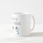 Tränen meiner Schüler Funny Gift Teacher Kaffeetasse (VorderseiteRechts)