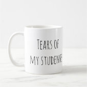 Tränen meiner Schüler Funny Gift Teacher Teaching Kaffeetasse (Links)
