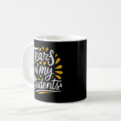 Tränen meiner Schüler Kaffeetasse (Vorderseite Links)