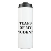 Tränen meiner Schüler Wasser Flasche (Vorderseite)