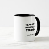 Tränen meiner Schüler zu Hause lehren Mama Tasse (VorderseiteRechts)