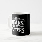 Tränen meiner Spieler Kaffeetasse (Vorderseite Links)