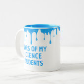 Tränen meiner Studenten Custom Teacher Geschenk Zweifarbige Tasse (Vorderseite Links)
