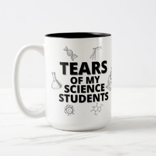 Tränen meiner Wissenschaftler Lehrergeschenk Zweifarbige Tasse