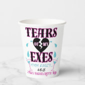 Tränen meines Exes-Funny Bridal-Junggeselinnen-Abs Pappbecher (Vorderseite)