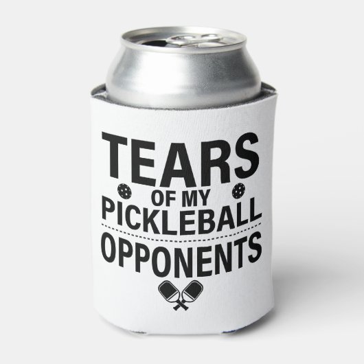 Tränen meines Pickleball Funny Minimal Pickleball Dosenkühler (Kanne Vorderseite)