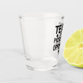 Tränen meines Pickleball Funny Minimal Pickleball Schnapsglas (Links)