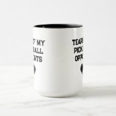 Tränen meines Pickleball Funny Minimal Pickleball Tasse (Zentrum)