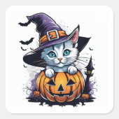 Tränen Quadratischer Aufkleber (Vorderseite)