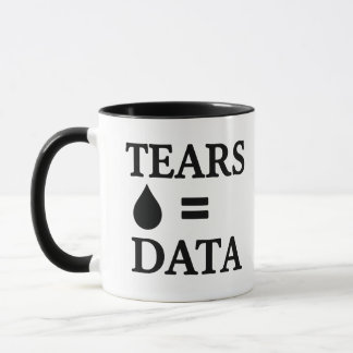 Tränen sind Daten Tasse