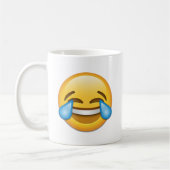 Tränen über Joy emoji lustig Kaffeetasse (Links)